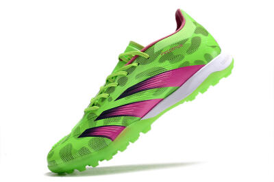 Adidas Predator Elite TF Artificial Turf Soccer Shoes - Green/Purple/Pink