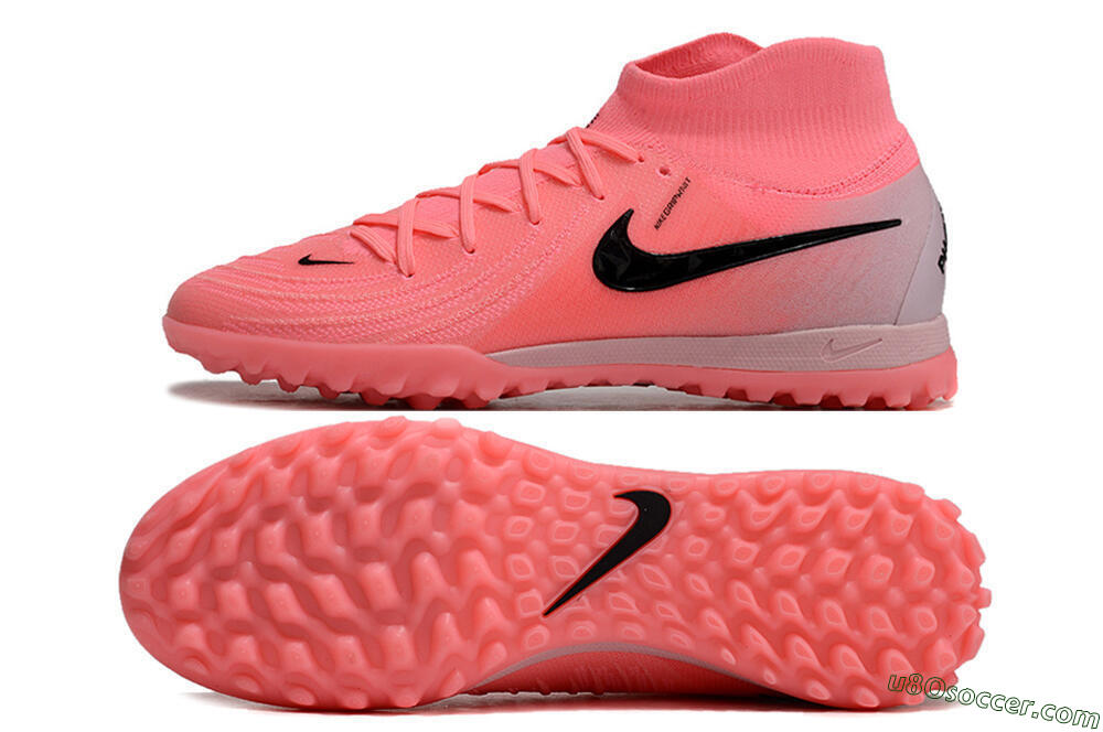 Nike Phantom Luna 2 Elite TF Artificial Turf Soccer Shoes - Pink/Black/White 0