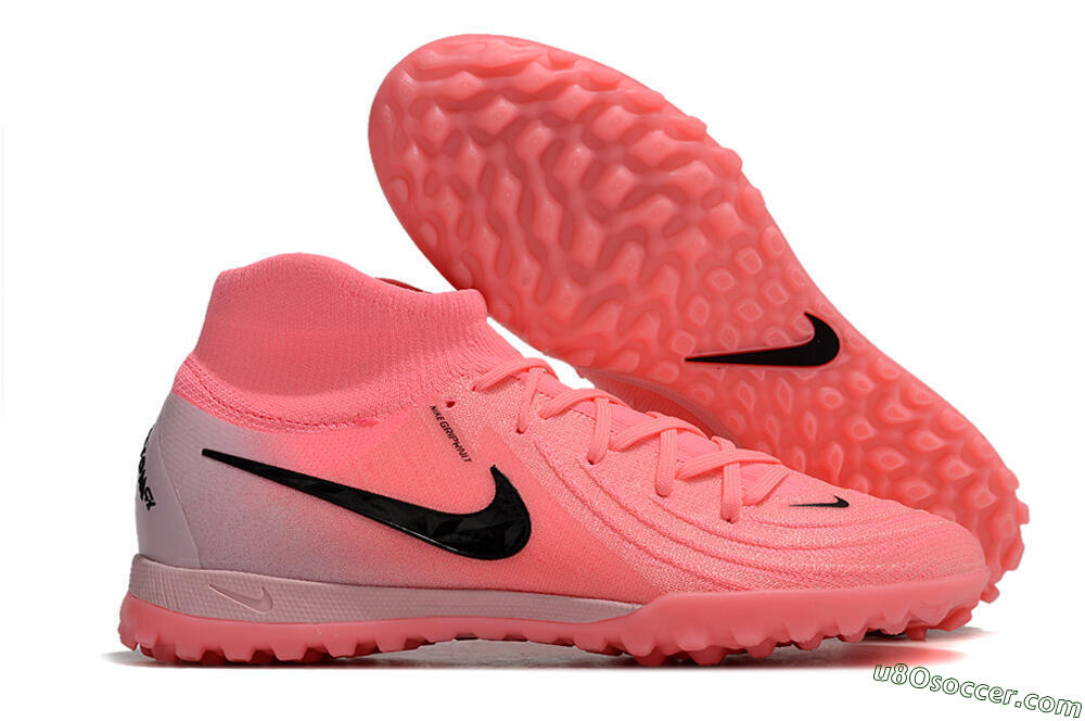 Nike Phantom Luna 2 Elite TF Artificial Turf Soccer Shoes - Pink/Black/White 1