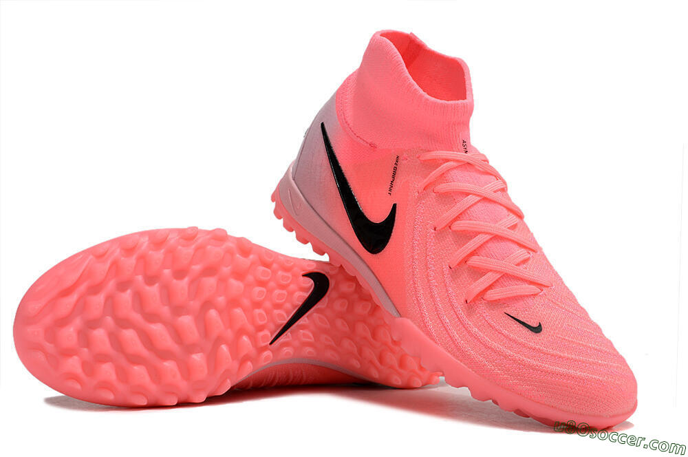 Nike Phantom Luna 2 Elite TF Artificial Turf Soccer Shoes - Pink/Black/White 3
