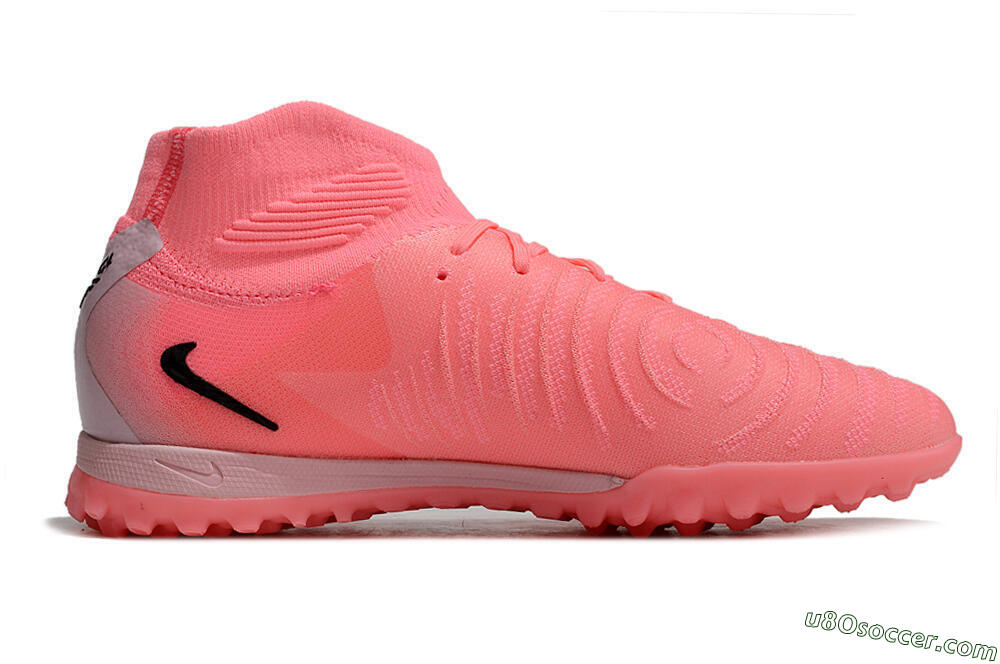 Nike Phantom Luna 2 Elite TF Artificial Turf Soccer Shoes - Pink/Black/White 7