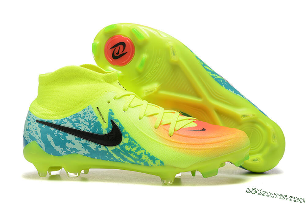 Nike Phantom Luna Elite NU FG Firm Ground Soccer Cleats - Yellow/Orange/Black 1