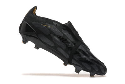 Adidas Predator Elite Foldover Tongue FG Firm Ground Soccer Cleats - Black/Gold