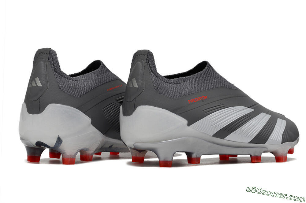 Adidas Predator Accuracy+ FG Firm Ground Soccer Cleats - Brown/Silver/Red 6