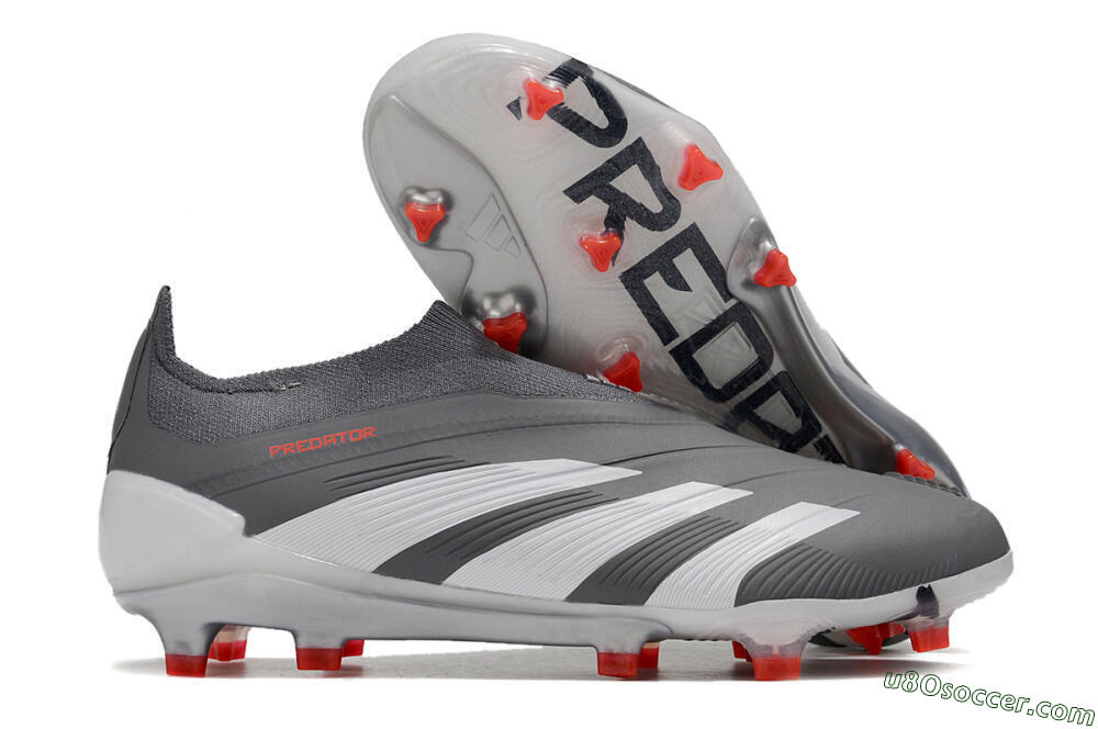 Adidas Predator Accuracy+ FG Firm Ground Soccer Cleats - Brown/Silver/Red 1