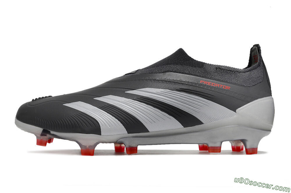 Adidas Predator Accuracy+ FG Firm Ground Soccer Cleats - Brown/Silver/Red 2