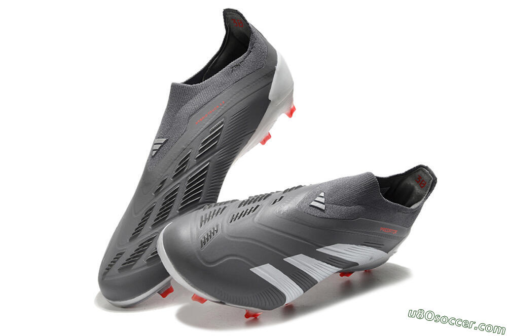 Adidas Predator Accuracy+ FG Firm Ground Soccer Cleats - Brown/Silver/Red 3