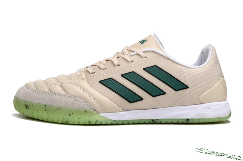 Adidas Top Sala FG Indoor & Futsal Soccer Shoes - Grey/Green 2