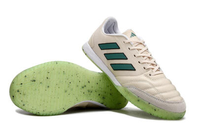 Grey and Green FG Indoor & Futsal Soccer Shoes - Top Sala