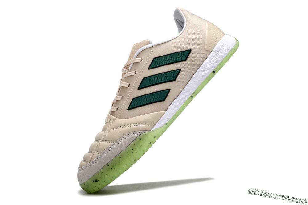 Adidas Top Sala FG Indoor & Futsal Soccer Shoes - Grey/Green 4