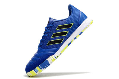 Adidas Top Sala FG Indoor & Futsal Soccer Shoes - Blue/Black/Yellow