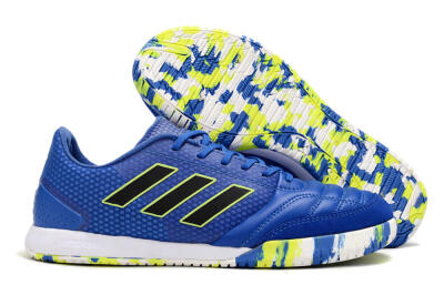 Adidas Top Sala FG Indoor & Futsal Soccer Shoes - Blue/Black/Yellow