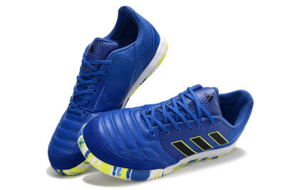 Adidas Top Sala FG Indoor & Futsal Soccer Shoes - Blue/Black/Yellow