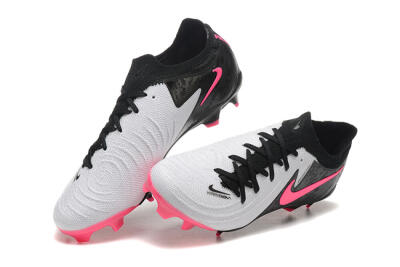 Nike Phantom Luna Elite NU FG Firm Ground Soccer Cleats - White/Black/Pink
