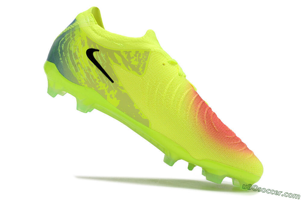 Nike Phantom Luna Elite NU FG Firm Ground Soccer Cleats - Yellow/Black/Orange 4