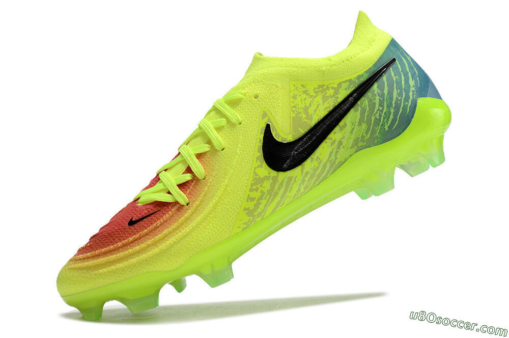 Nike Phantom Luna Elite NU FG Firm Ground Soccer Cleats - Yellow/Black/Orange 5