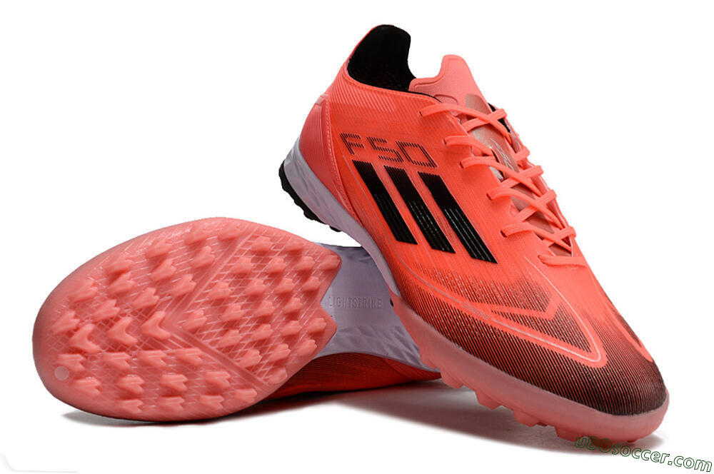 Adidas F50 Adizero TF Artificial Turf Soccer Shoes - Red/Black/White 3