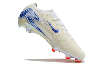 Nike Air Zoom Mercurial Vapor 16 Elite FG Firm Ground Soccer Cleats - Beige/Blue/Orange