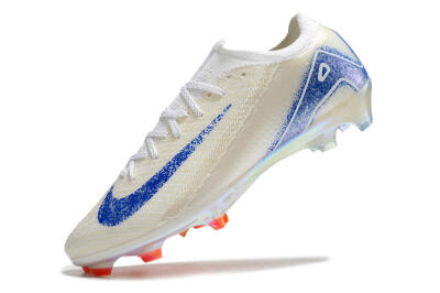 Nike Air Zoom Mercurial Vapor 16 Elite FG Firm Ground Soccer Cleats - Beige/Blue/Orange