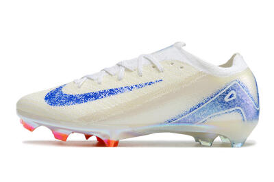 Nike Air Zoom Mercurial Vapor 16 Elite FG Firm Ground Soccer Cleats - Beige/Blue/Orange