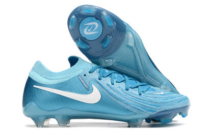 Nike Phantom Luna Elite NU FG Firm Ground Soccer Cleats - Light Blue/White