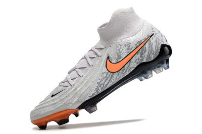 Nike Phantom Luna Elite NU FG Firm Ground Soccer Cleats - Grey/Orange/Black