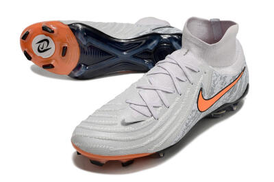 Nike Phantom Luna Elite NU FG Firm Ground Soccer Cleats - Grey/Orange/Black