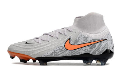 Nike Phantom Luna Elite NU FG Firm Ground Soccer Cleats - Grey/Orange/Black