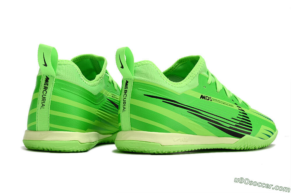 Nike Air Zoom Mercurial Vapor 15 Pro IC Indoor & Futsal Soccer Shoes - Green/Black/Yellow 6