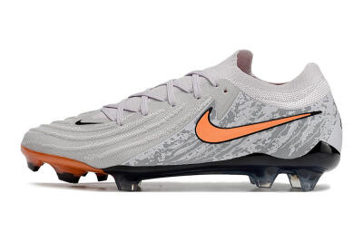 Nike Phantom Luna Elite FG Firm Ground Soccer Cleats - Grey/Orange/Black