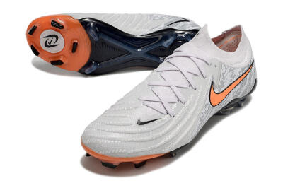 Nike Phantom Luna Elite FG Firm Ground Soccer Cleats - Grey/Orange/Black