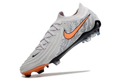 Nike Phantom Luna Elite FG Firm Ground Soccer Cleats - Grey/Orange/Black