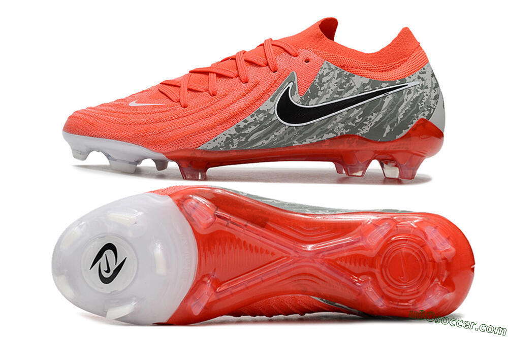 Nike Phantom Luna Elite FG Firm Ground Soccer Cleats - Red/Black/Green 0