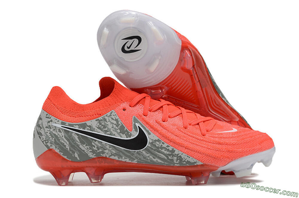 Nike Phantom Luna Elite FG Firm Ground Soccer Cleats - Red/Black/Green 1