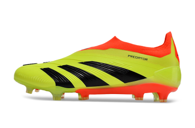 Adidas Predator Accuracy+ Laceless FG Firm Ground Soccer Cleats - Yellow/Black/Orange