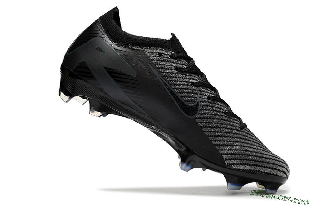 Nike Air Zoom Mercurial Vapor 16 Elite FG Firm Ground Soccer Cleats - Black/Black/Blue 4