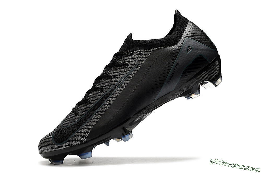 Nike Air Zoom Mercurial Vapor 16 Elite FG Firm Ground Soccer Cleats - Black/Black/Blue 5