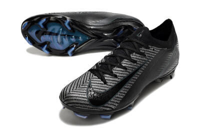 Nike Air Zoom Mercurial Vapor 16 Elite FG Firm Ground Soccer Cleats - Black/Black/Blue
