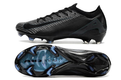 Nike Air Zoom Mercurial Vapor 16 Elite FG Firm Ground Soccer Cleats - Black/Black/Blue