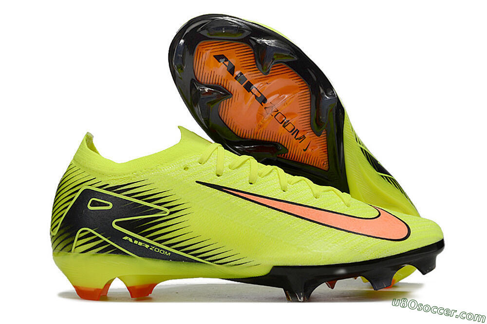 Nike Air Zoom Mercurial Vapor 16 Elite FG Firm Ground Soccer Cleats - Yellow/Orange/Black 1