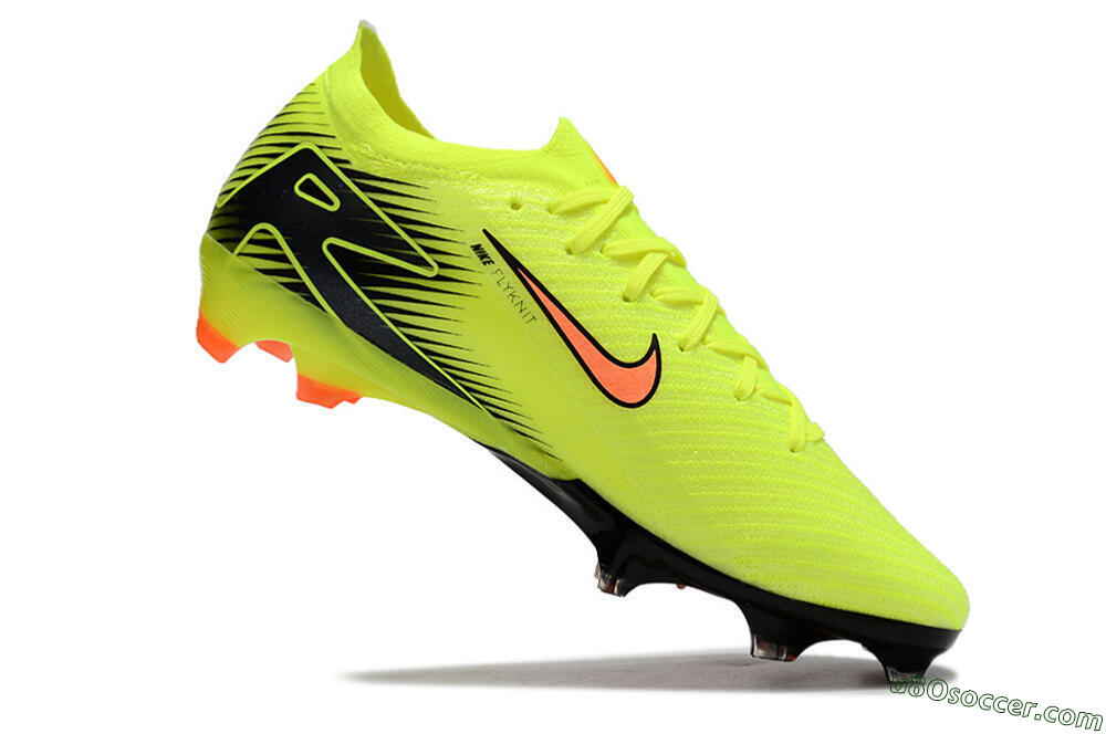 Nike Air Zoom Mercurial Vapor 16 Elite FG Firm Ground Soccer Cleats - Yellow/Orange/Black 4