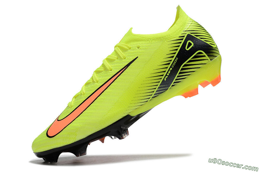 Nike Air Zoom Mercurial Vapor 16 Elite FG Firm Ground Soccer Cleats - Yellow/Orange/Black 5