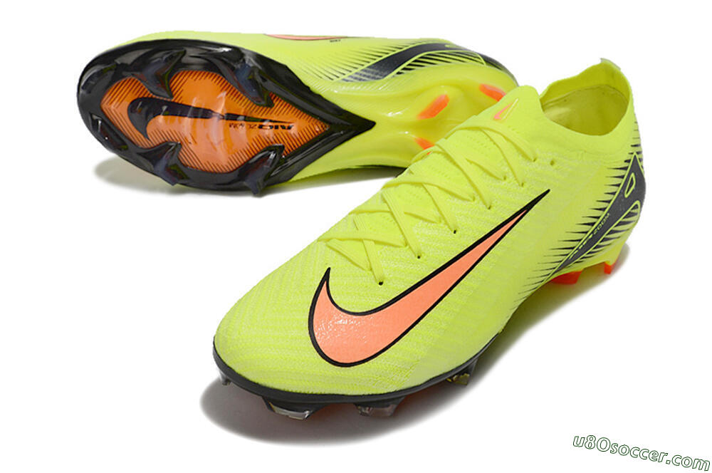 Nike Air Zoom Mercurial Vapor 16 Elite FG Firm Ground Soccer Cleats - Yellow/Orange/Black 3