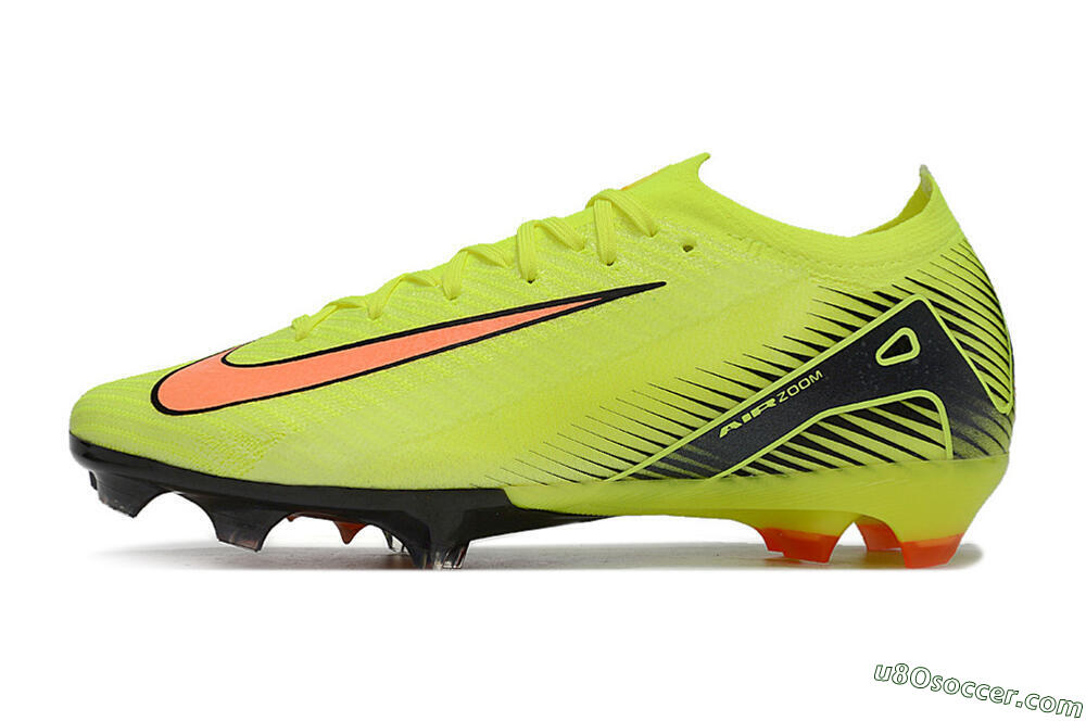 Nike Air Zoom Mercurial Vapor 16 Elite FG Firm Ground Soccer Cleats - Yellow/Orange/Black 2