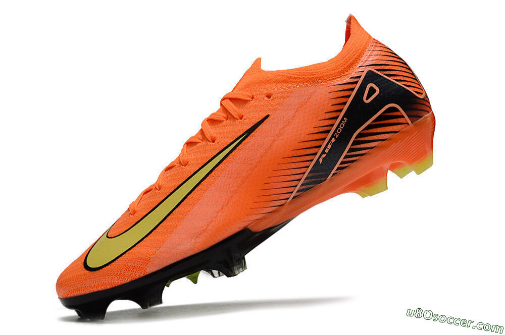 Nike Air Zoom Mercurial Vapor 16 Elite FG Firm Ground Soccer Cleats - Orange/Yellow/Black 5