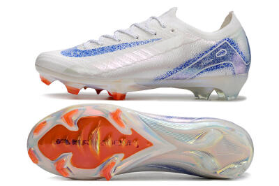Nike Air Zoom Mercurial Vapor 16 Elite FG Firm Ground Soccer Cleats - White/Silver/Blue/Orange