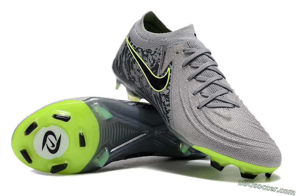 NIKE W PHANTOM LUNA ELITE NU FG スパイク Grey Black Yellow FG Firm Ground Soccer Cleats - Shop the