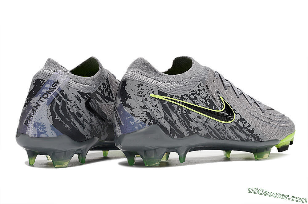 Grey Black Yellow FG Firm Ground Soccer Cleats - Shop the