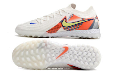 Nike Phantom GX 2 Elite TF Artificial Turf Soccer Shoes - White/Yellow/Blue/Orange