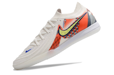 Nike Phantom GX 2 Elite IC Indoor & Futsal Soccer Shoes - White/Yellow/Blue/Orange